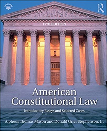 American Constitutional Law: Introductory Essays and Selected Cases (17th Edition) - Orginal Pdf